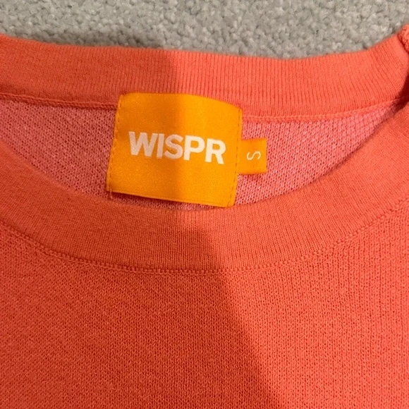 Women's Coral Sweater with Pink Heart Accents - Picture 2 of 4